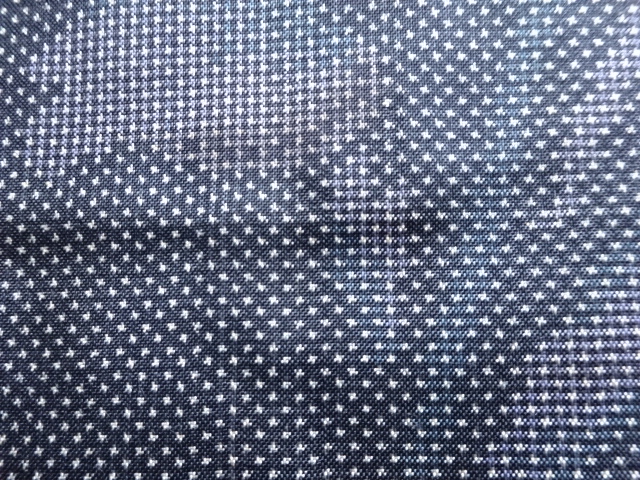 JAPANESE KIMONO / ANTIQUE KIMONO / SILK / DORO OSHIMA TSUMUGI (5 maruki) / WOVEN FLOWER